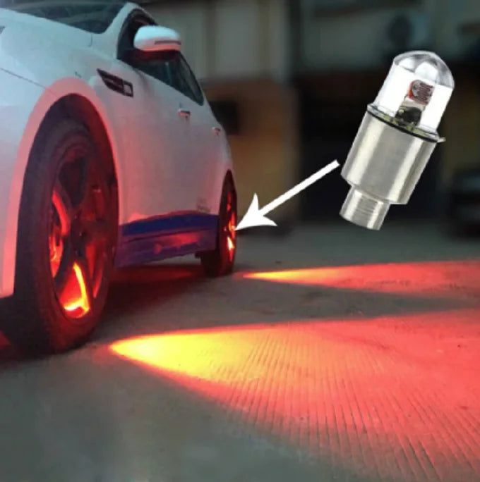 Valve Lumineux de Pneu à Détecteur de Mouvement