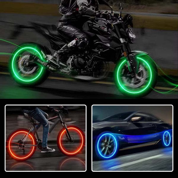 Valve Lumineux de Pneu à Détecteur de Mouvement